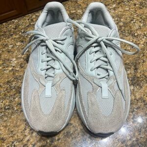Yeezey Adidas Men's Light Gray Suede shoes Yeezey Adidas men’s shoes